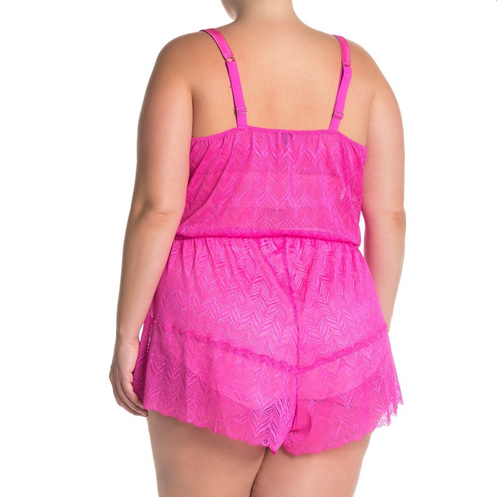 NWT Cosabella x Eloquii Ferrara Lace Teddy Plus XL - Picture 4 of 6